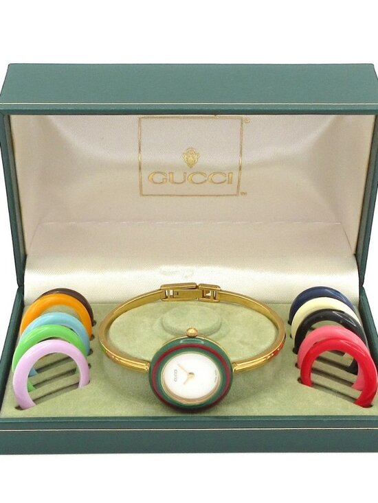 GUCCI Bezel Watch 11/12 0****** Gold Women\'s Wrist Watch main image 5